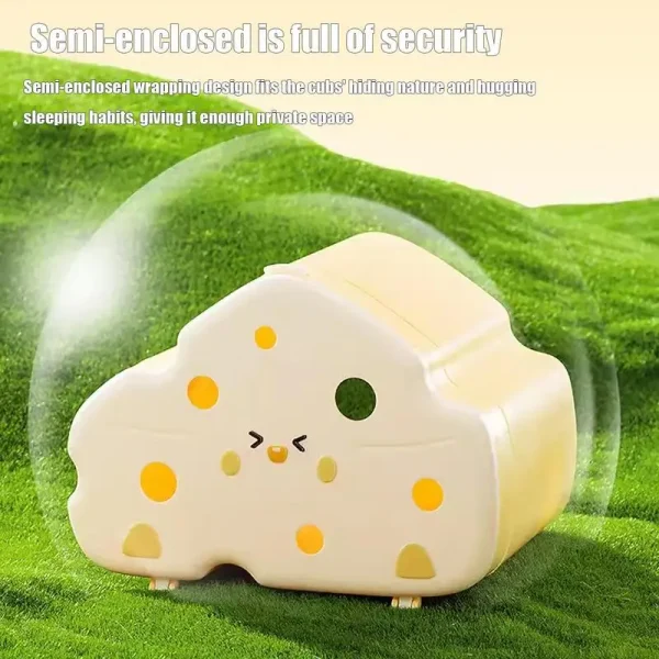 Hamster Hide House Chinchilla House Magnetic Hamster House Visible Gerbil House Small Animal Habitat Hamster Cage Accessories - Image 5