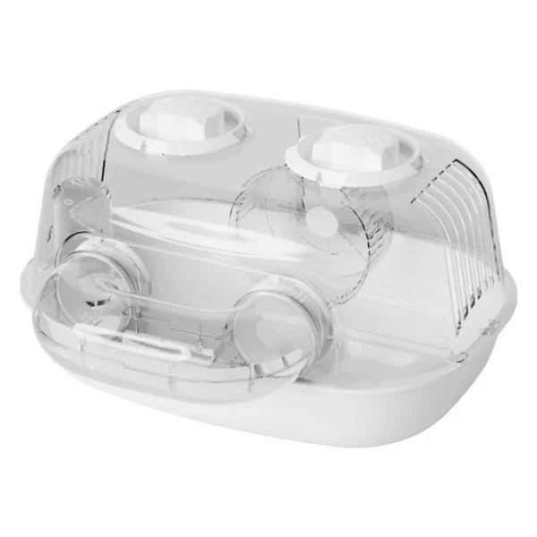 Acrylic Hamster Cage Double Layer Transparent Tunnel Small Pet House Openable Lid Running Wheels Guinea Pigs Home - Image 3