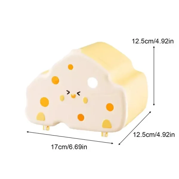 Hamster Hides Cute Magnetic Hamster Hut Cheese Hamster House Visible Gerbil House Small Animal Habitat Hamster Cage Accessories - Image 6
